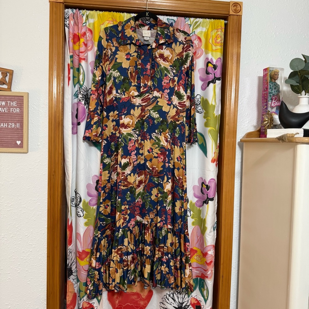 Zadie B’s Floral Long Sleeve Dress - Multicolor